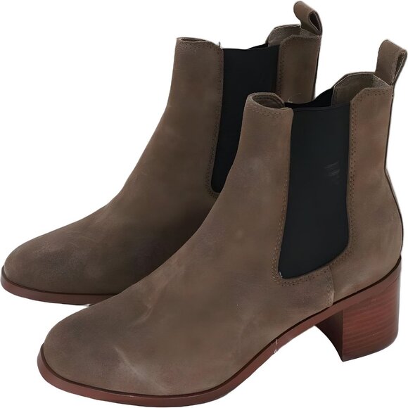 Steve Madden Rhiannon Chelsea Suede Boots for Women Size 10 - Picture 2 of 6